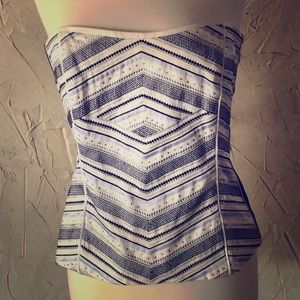 White House Black Market Corset Tube Top